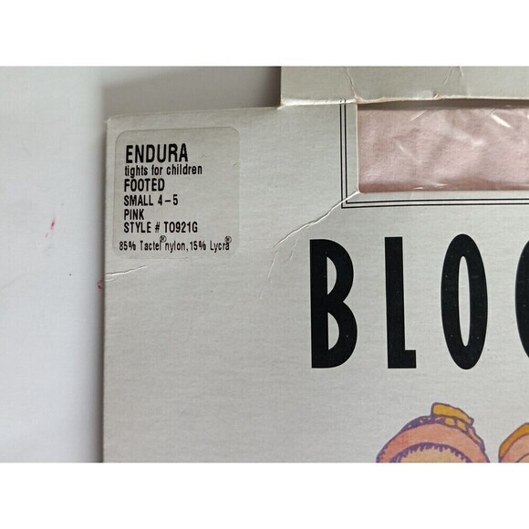 Bloch Endurance Tights For Children Size Small 4-5  Pink Footed Style T0921G New - Picture 2 of 6